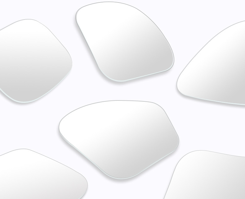 Car rearview mirror small circular mirror 360-degree blind spot aid, reverse assist mirror with suction cup, ultra-clear reflective mirror