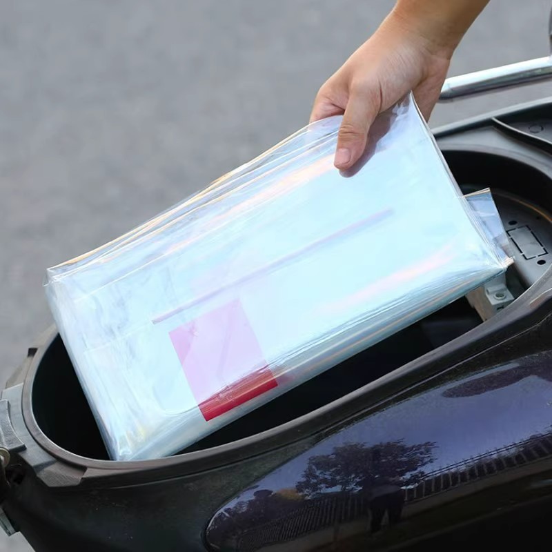 Electric Motorcycle Front Windshield, Four-Season Pedal Battery Car Windproof Board, Take-Out Special High-Definition Transparent Rain Cover
