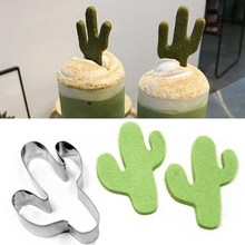 “Fashion Cactus Cookie Cutter Biscuit Cake Baking old跨境专