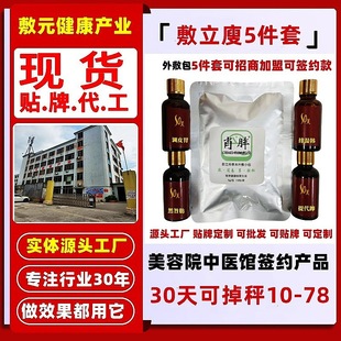 Liu's compress yuan plant Hot compress bag weight loss product 5-piece set beauty salon navel liquid moisture discharge disposable thin bag