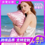 16/19/22姆米亮版信封拉链真丝枕套 100%桑蚕丝柔软轻奢纯色双面