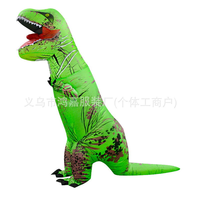 Transfronterizos Amazon Halloween Tiranosaurio Dinosaurio Inflatable Disfraz de Cosplay Extraño Dinosaurio Inflatable