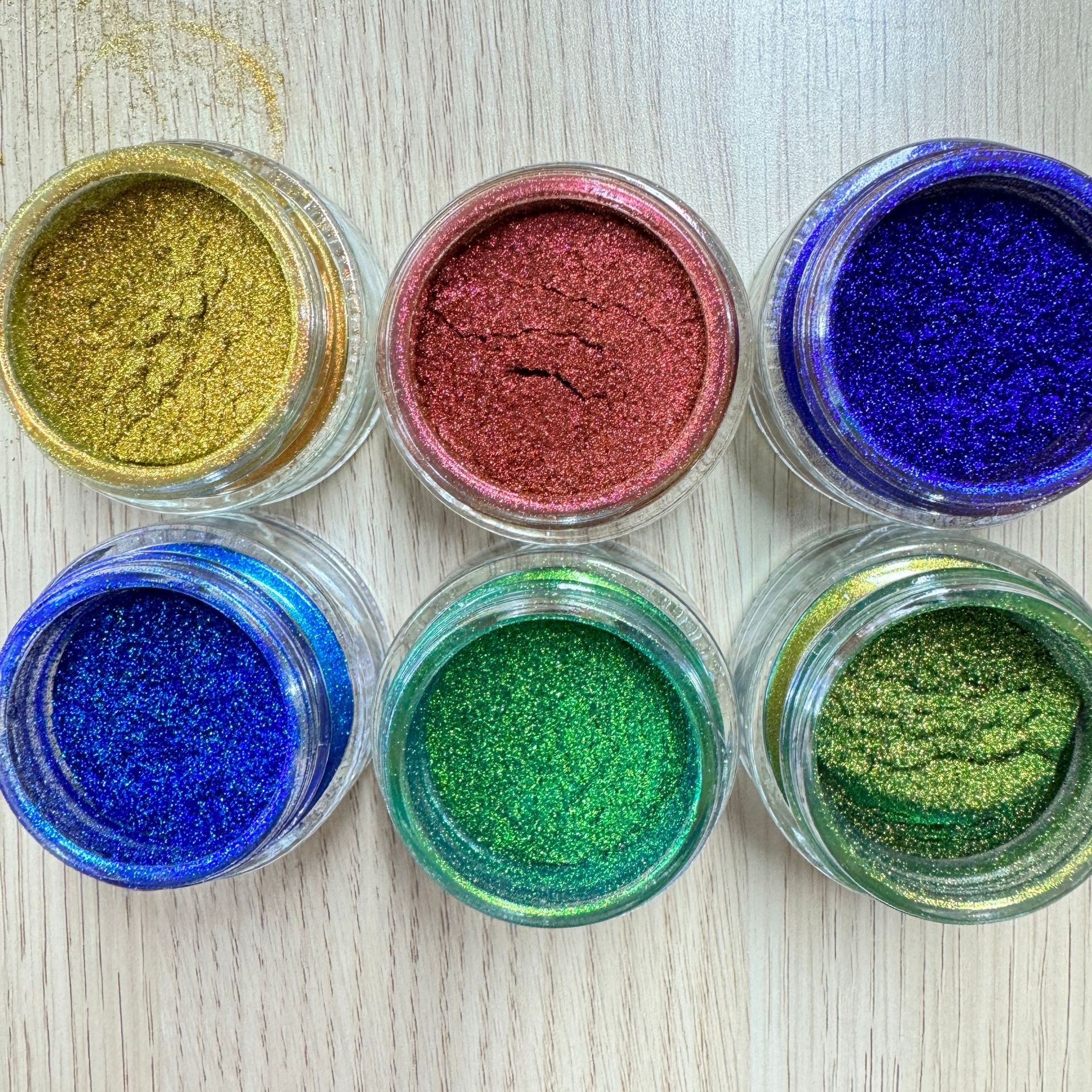 极光美甲彩妆变色龙颜料魔镜粉变色汽车改色注塑印刷喷漆油墨涂料