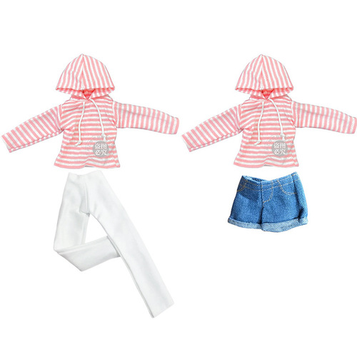 Doll Clothes 6 Points Girl Toy Dress-Up Sweatshirt PVC Figure Casual Height 29cm Pants Skirt
