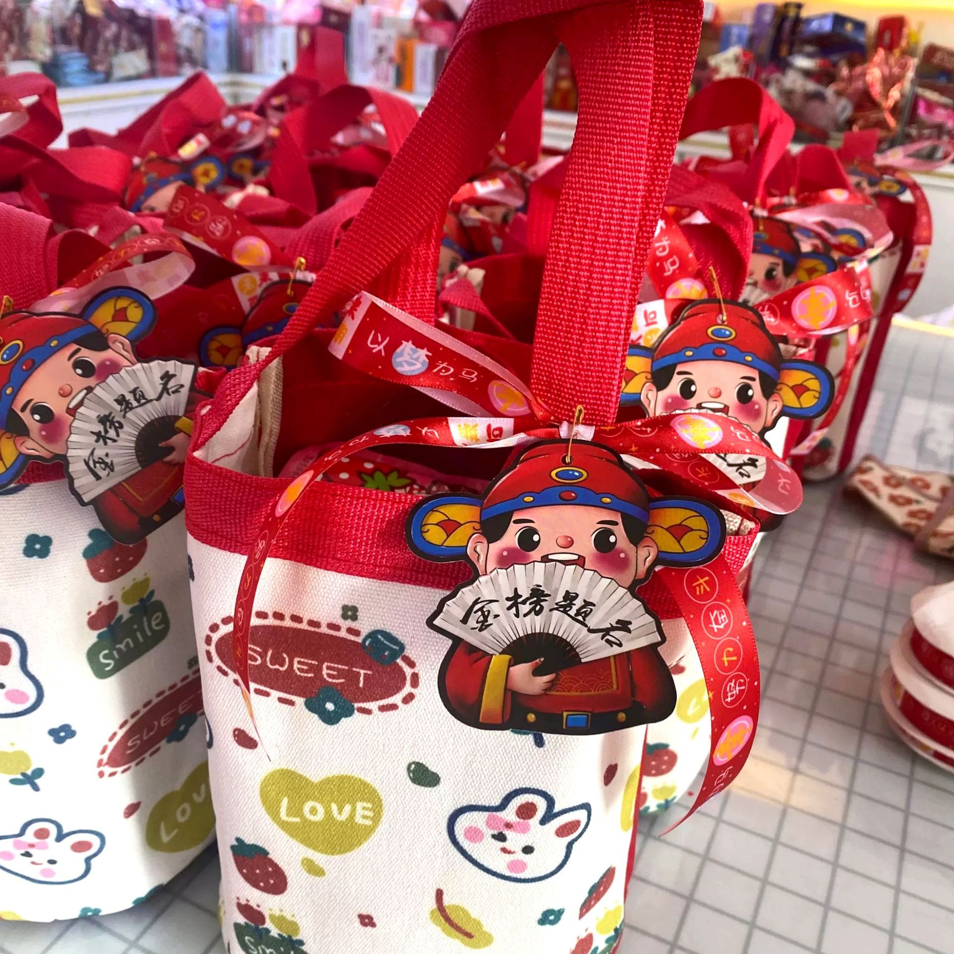 감동적인 프로모션 시즌 동반 선물 책 스트랩 선물 장식 스트랩 생일 오프닝 시즌 리본 2CM 롤