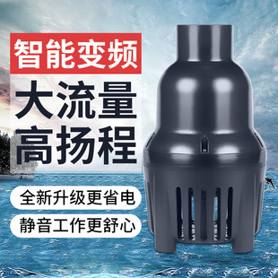 Songbao large high-power variable frequency pump large flow circulating submersible pump koi fish pond bottom suction filter pump