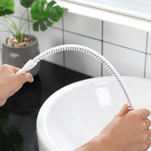 Japanese pipe dredge to sewer hair cleaner wash basin water tool tea pipe cleaning brush