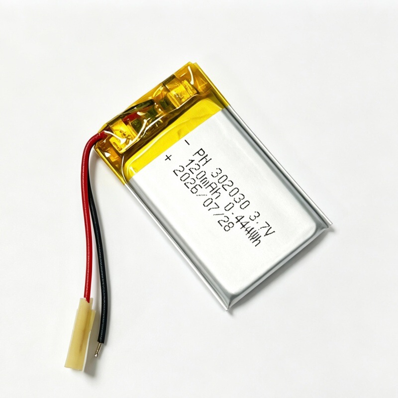 3.7V polymer lithium battery 302030-120mAh smart card-type locator lithium battery pack 3.7V polymer lithium battery 302030-120mAh smart card-type locator lithium battery pack