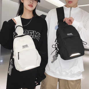New Ins Trendy Brand Versatile Shoulder Bag Lightweight Simple Chest Bag Sports Casual Fashion Ladies Couple Crossbody Bag