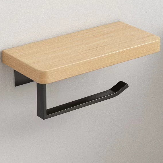 Registro de papel higiénico rollo de papel higiénico titular de tejido rollo de papel de madera maciza cara toalla tejido rollo de papel titular