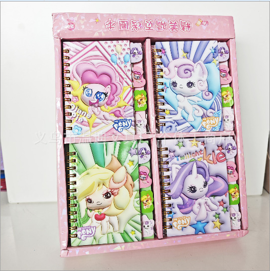 Transfronterizo A7 cuaderno de dibujos animados 100k clasificado cuaderno de bobina de estudiantes cuaderno de notas