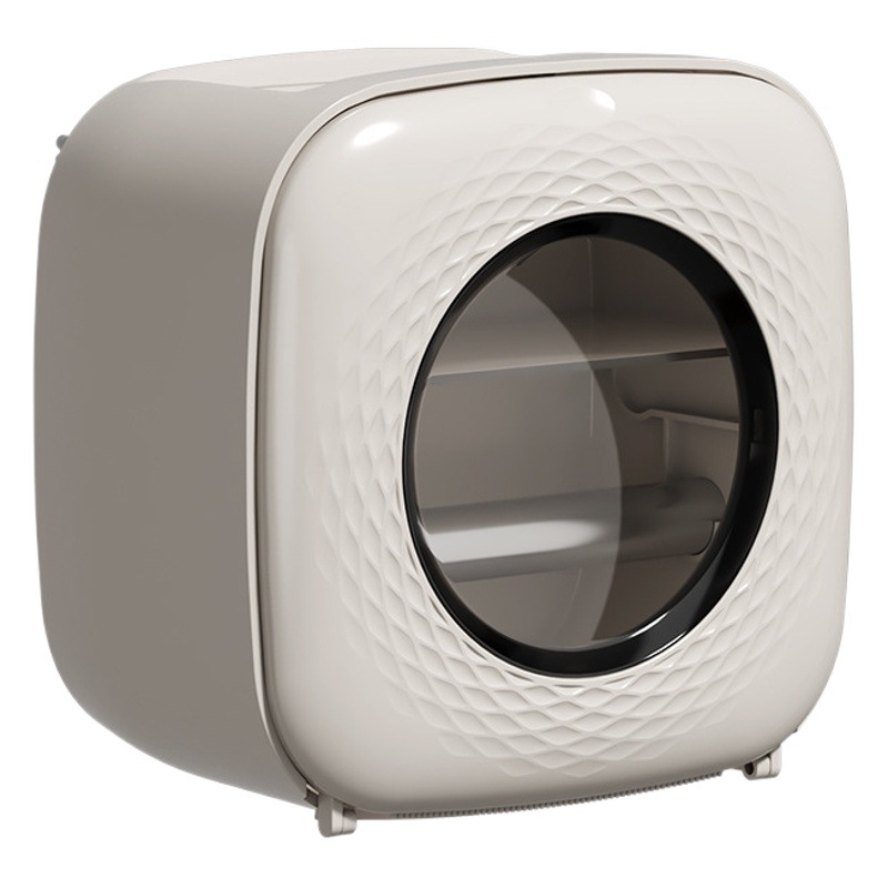 Caja de papel higiénico montado en la pared rollo de papel higiénico inodoro baño ponche libre impermeable rack de almacenamiento