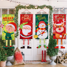 耶诞节吊旗装饰品商场酒吧店铺布置创意道具氛围树门挂件场蓝茜茜