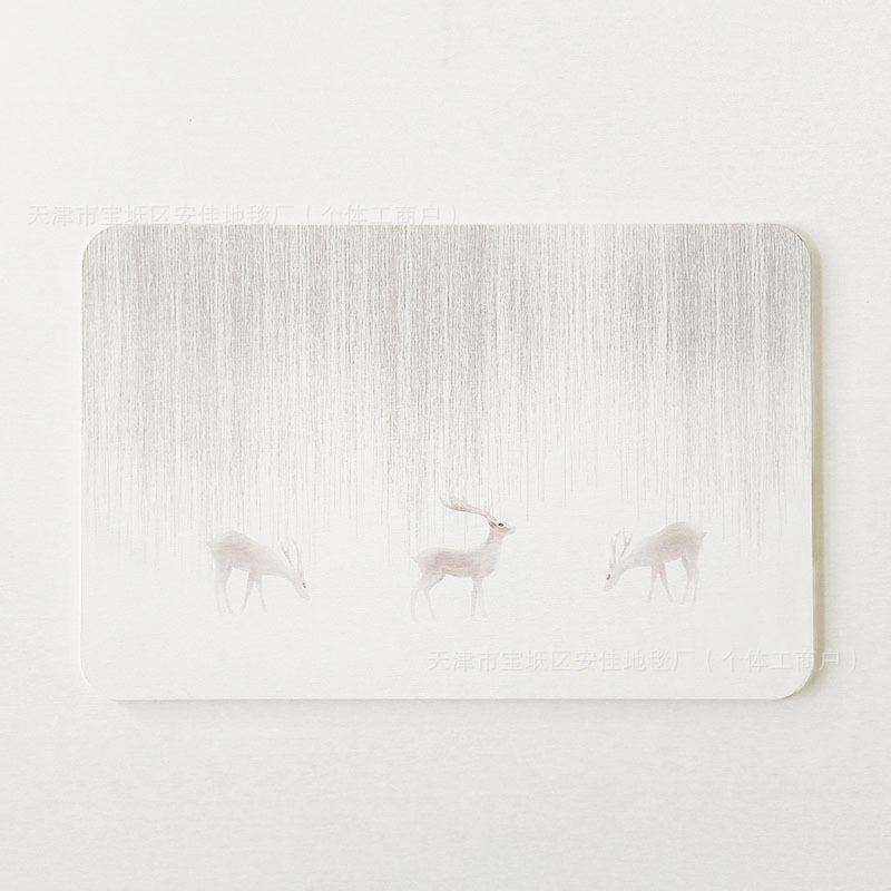 매달린 버드나무 사슴