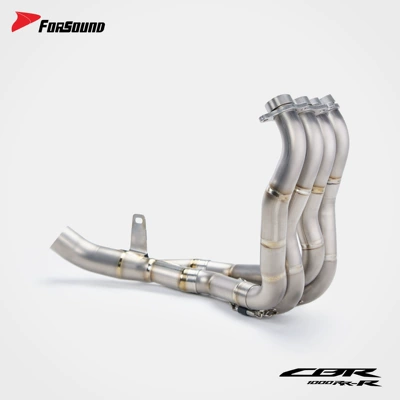 alloy front and middle section – Motorcycle exhaust pipe