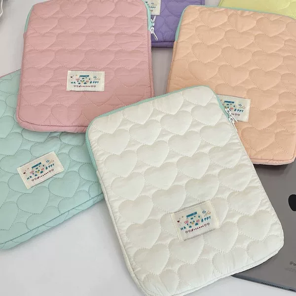 41251 Korean soft iPad sleeve 11inch tablet bag 14-15inch laptop storage bag