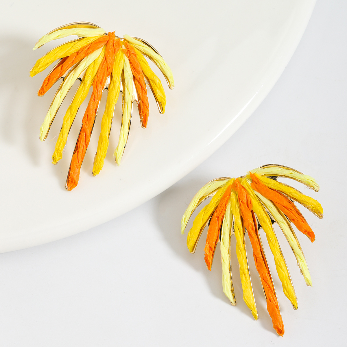 10g Weight 304 Stainless Steel Ear Needle Material Drop Earrings Classification 1 Pair Quantity Beach, Date, Tea Party Occasion raffia Material Heart Shape, Strawberry, Butterfly Pattern Women's Gender Bohemian Style 1 Pair Bohemian Heart Shape Strawberry Butterfly Raffia Drop Earrings 8