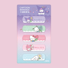 かわいい漫画の傷口は通気性の防水の傷口を貼ります。
