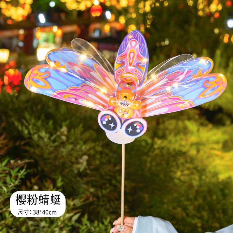 中秋灯笼手工diy材料儿童手提发光古风蝴蝶花灯2025新款宫灯挂饰|undefined