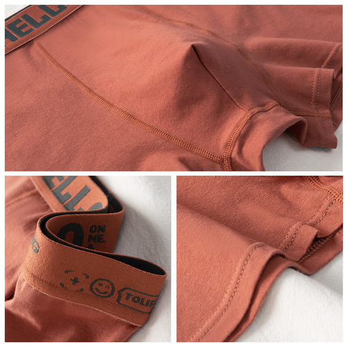 Men's underwear pure cotton loose breathable large size boxer antibacterial youth sports boxer shorts