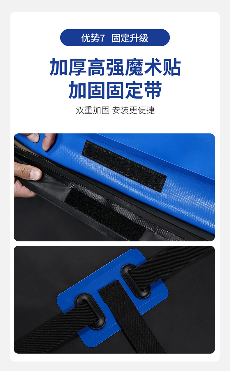 Outdoor off-road vehicle roof luggage bag, rainproof and dustproof luggage bag, wear-resistant storage bag, waterproof car luggage bag