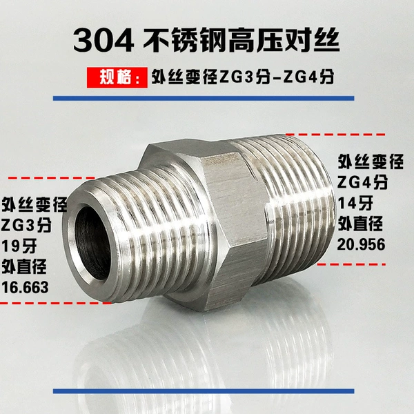 ZG3/8 (3 points) becomes ZG1/2 (4 points) outer wire