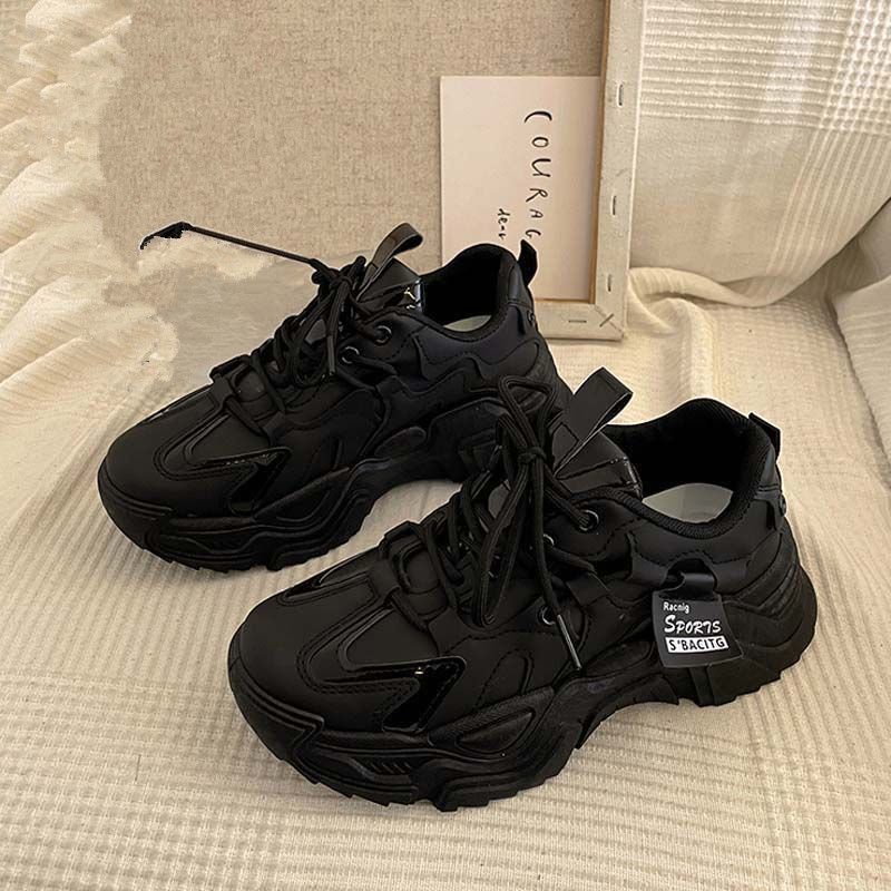 Comercio exterior coreano nuevo zapato de papá para mujeres 2026 primavera estudiantes zapatos deportivos para mujeres zapatos casuales de altura gruesa image 9