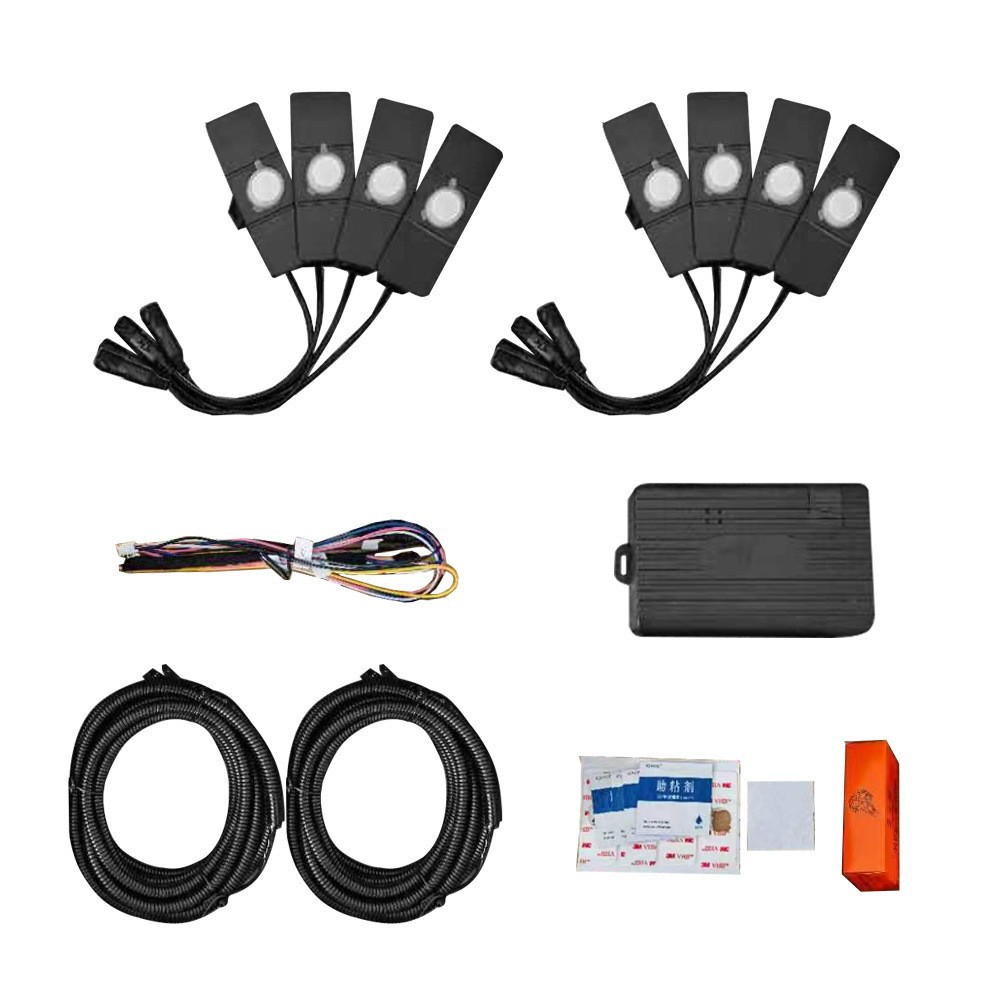 Manufacturer Wholesale Car-Mounted Reversing Radar Full Set with 8 Probe Sensors for Android Car Systems