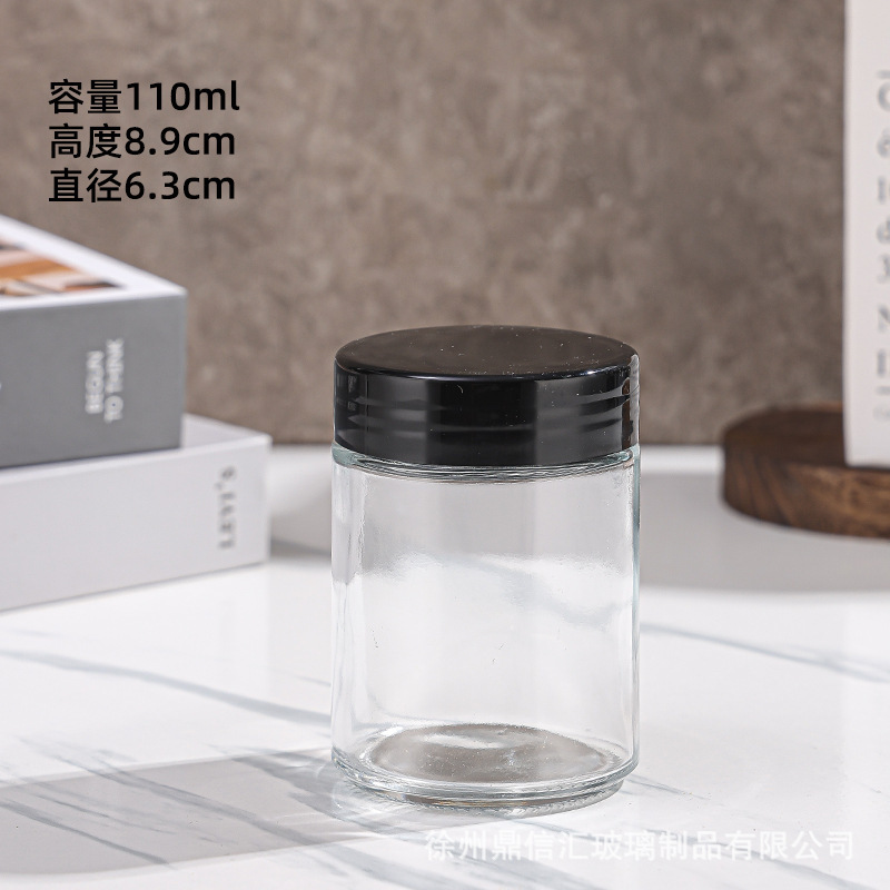 卸売および小売透明な花茶ボトル 300 ミリリットルガラスマスクボトル 500 ミリリットルストレートガラス瓶 30 ミリリットルクリームボトル|undefined