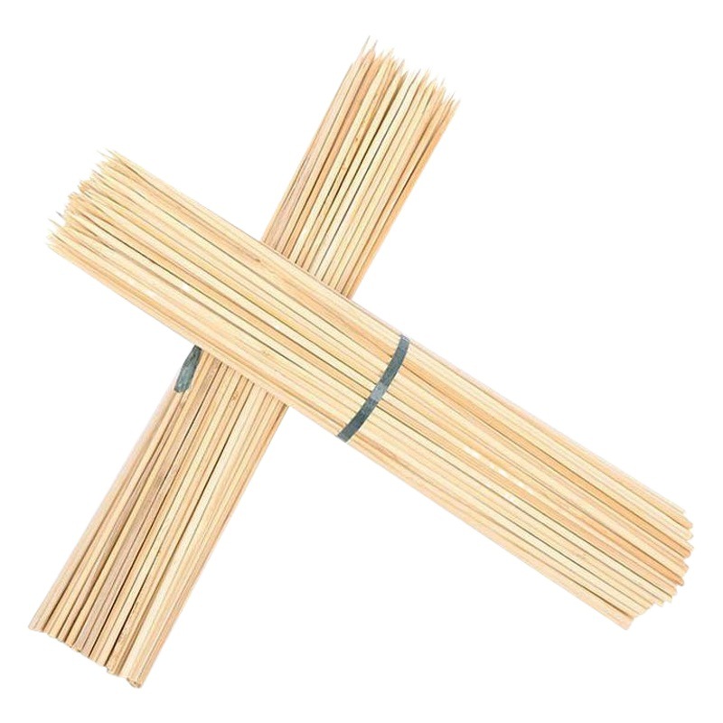 Bamboo Skewers Bamboo Skewers Disposable Barbecue Skewers Bamboo Skewers Mutton Skewers Bamboo Skewers Cartoon Flowers Flower bouquet Packaging Bamboo Skewers
