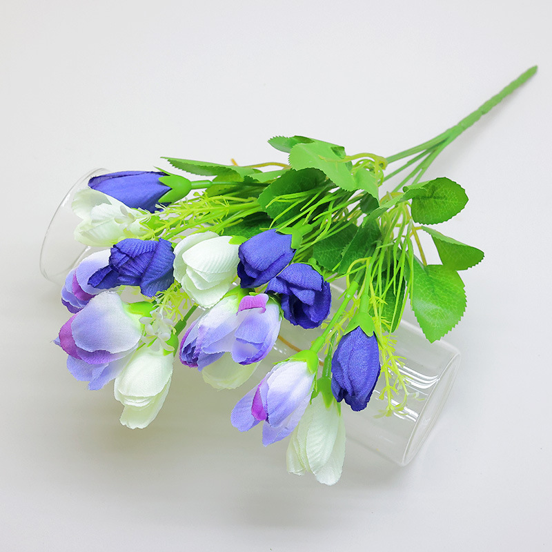Flores falsas flores de seda para el hogar de bodas linternas flor decoración props magnolia brotes de nieve tulipan flores falsas ramo de flores