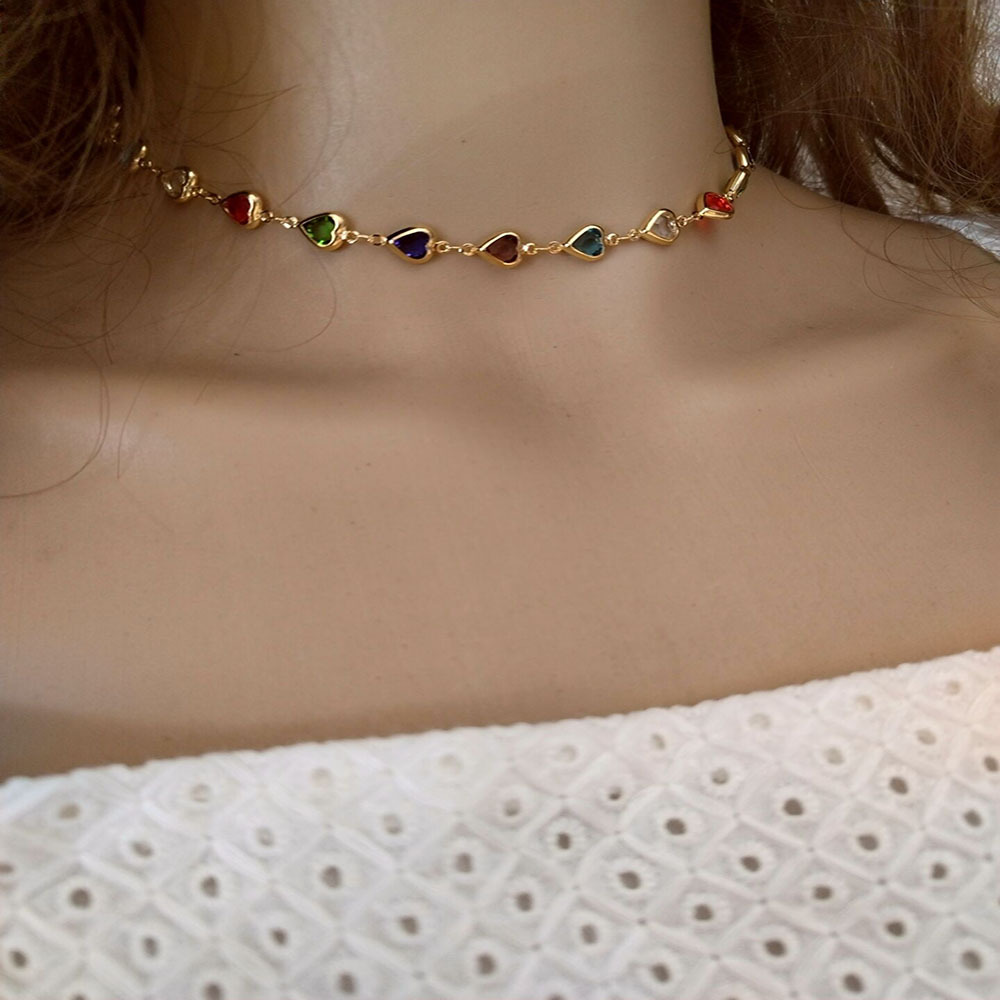 Bracelets, Necklace Classification Simple Style Geometric Artificial Crystal Alloy Plating Women's Bracelets Necklace