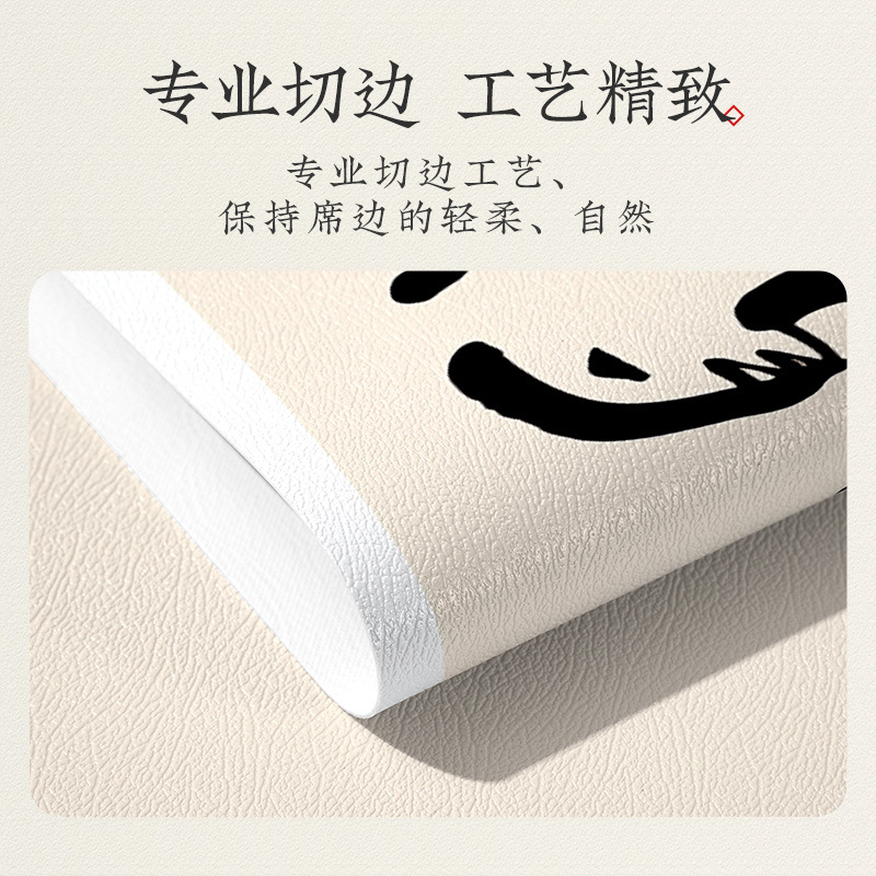 Camino de Mesa para Té de Cuero PU Impermeable y Antipolvo para Sala de Té