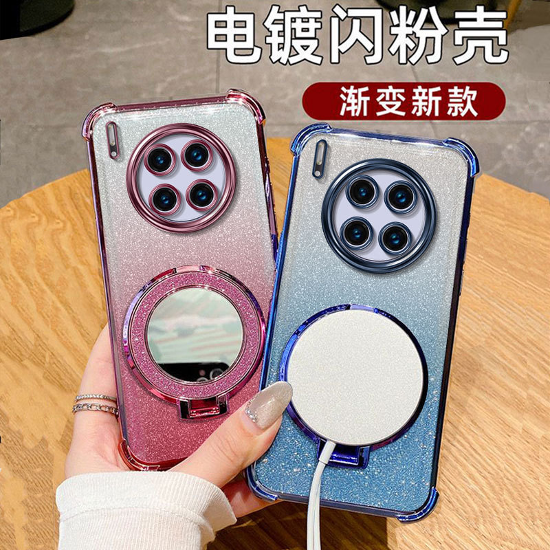 For Huawei Mate30 Mobile Phone Case Trendy High-end huaweimate30pro Fashion Glitter Makeup Mirror