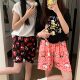 New Korean-Style Cat Pajama Pants for Women, Summer Loose Home Casual Shorts, Suitable for Outdoor Wear