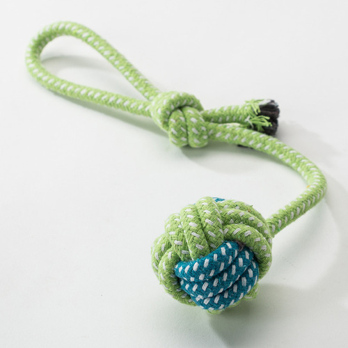 Dog toys for small and medium-sized dogs, molar relief, knotted toy, dog chewing rope set, golden retriever Teddy Pomeranian pet ball