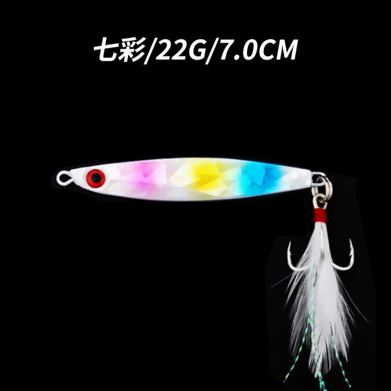 Flutter Jigging Spoon Fishing Lure Spinner Baits Fresh Water Bass Swimbait Tackle Gear