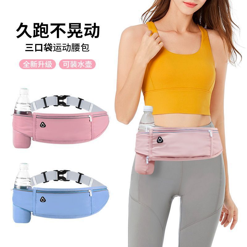 New Sports Waist Bag for Women, Multifunctional, Large-Capacity, Work, Leisure, Sports, Wear-Resistant, Cash Register, Mobile Phone Wallet