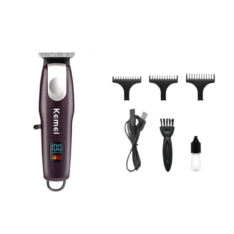 Corte de pelo eléctrico Kemei KM-PG233 corte de pelo eléctrico doméstico corte de pelo digital transfronterizo corte de pelo digital corte de pelo al por mayor