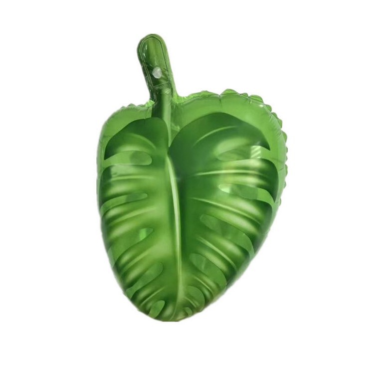 Hoja transparente verde