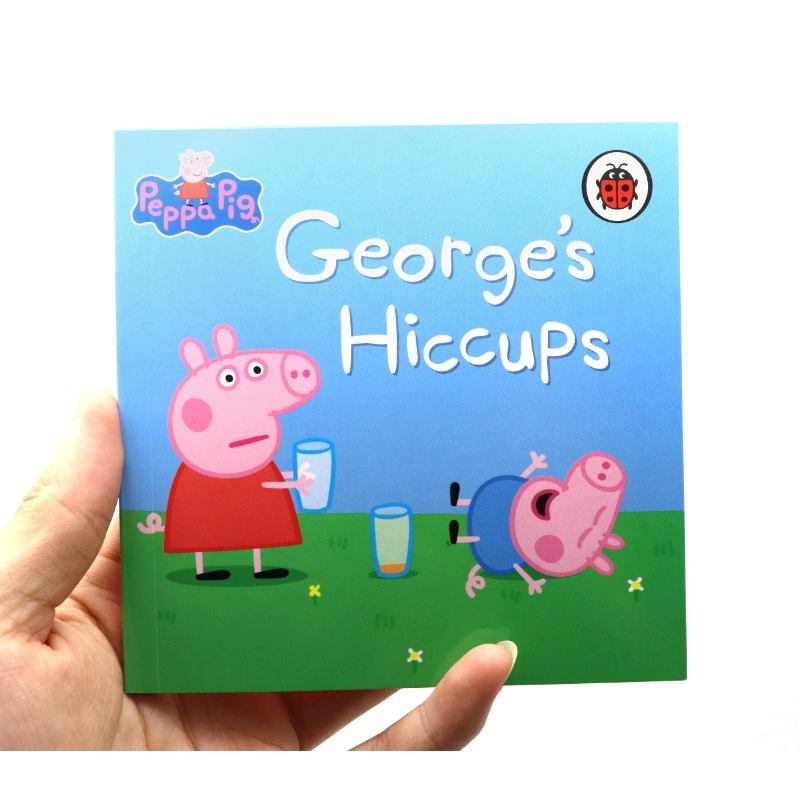 Английская оригинальная иллюстрированная книга Peppa Pig, страница 50, полный набор серий книг в красной коробке ребенка