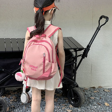 女童幼儿园小书包儿童轻便字母双肩一年级女孩可爱旅游轻便背包潮