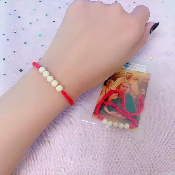 Thai Buddha Ornament Peace Bracelet Red Rope Bracelet