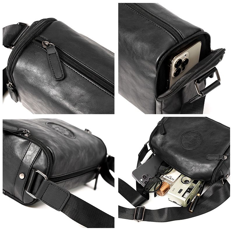 Bolso cuadrado pequeño de celebridades de Internet para hombres de moda, bolso de hombro para hombres de estilo nuevo de moda de todos los partidos, bolso de mensajero al aire libre de ocio, bolso de hombro para hombres