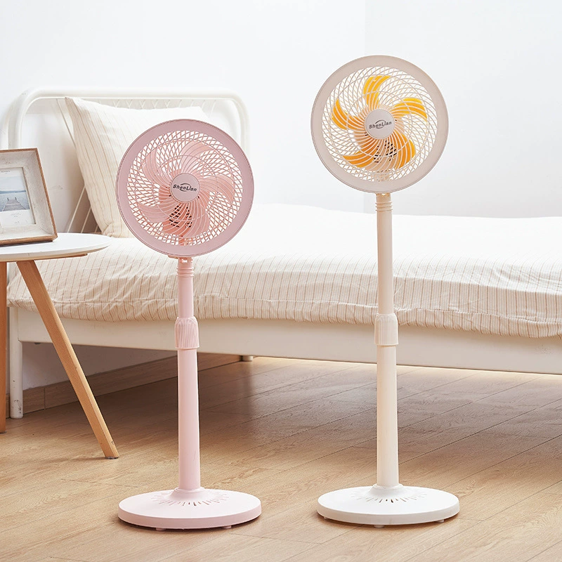 Бесшумный электрический вентилятор, напольный вентилятор, бытовой вертикальный ветрозащитный вентилятор для общежития, спальни, настольный мощный вентилятор с встряхивающей головой, небольшой электрический вентилятор