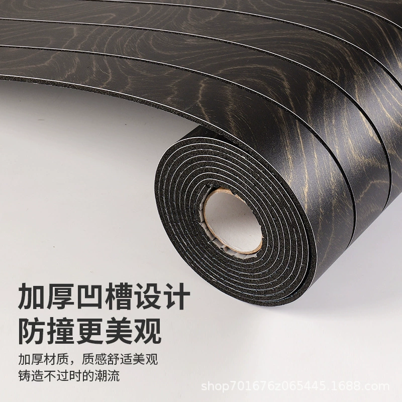 Пластина-наклейки на стену Grille board самоклеящиеся PVC канавка трёхмерная гостиная ТВ фоновая стена имитация деревянной декоративной панели водостойкая и влагостойкая