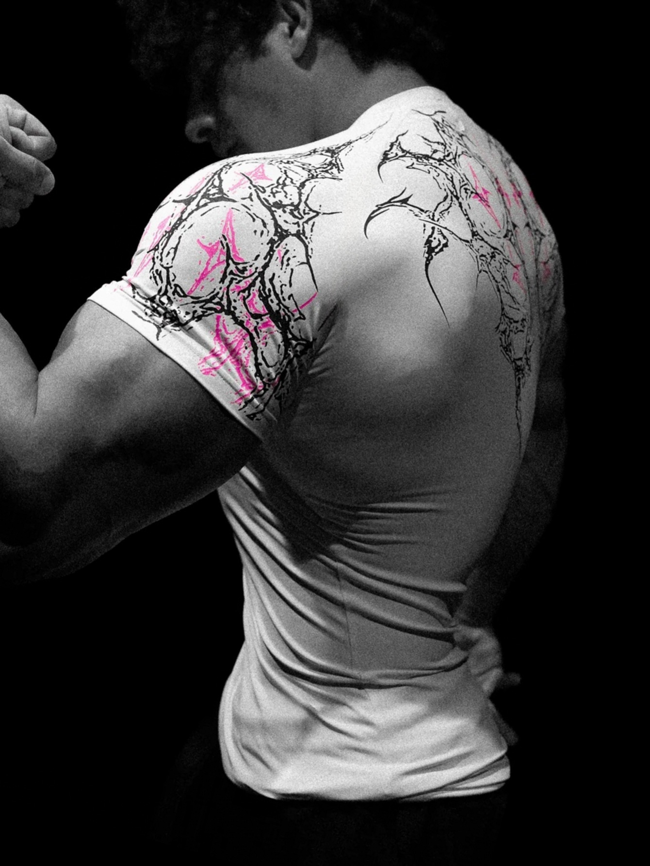 Breathedivinity Men's Fitness Top Sports Training Stretch Tight T-Shirt Cycling Quick-Dry Clothing 008_viptrois.com