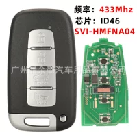 SVI-HMFCH34 подходит для Kia Hyundai I35/I30 Tucson 4-клавишный автомобиль смарт-ключ 434Mh чип ID46