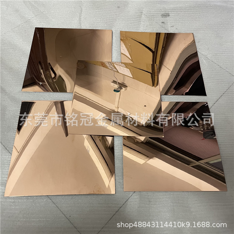 现货H62黄铜镜面铜板1.0 1.2 1.5mm装饰铜带卷单面K8镜面铜圆片材