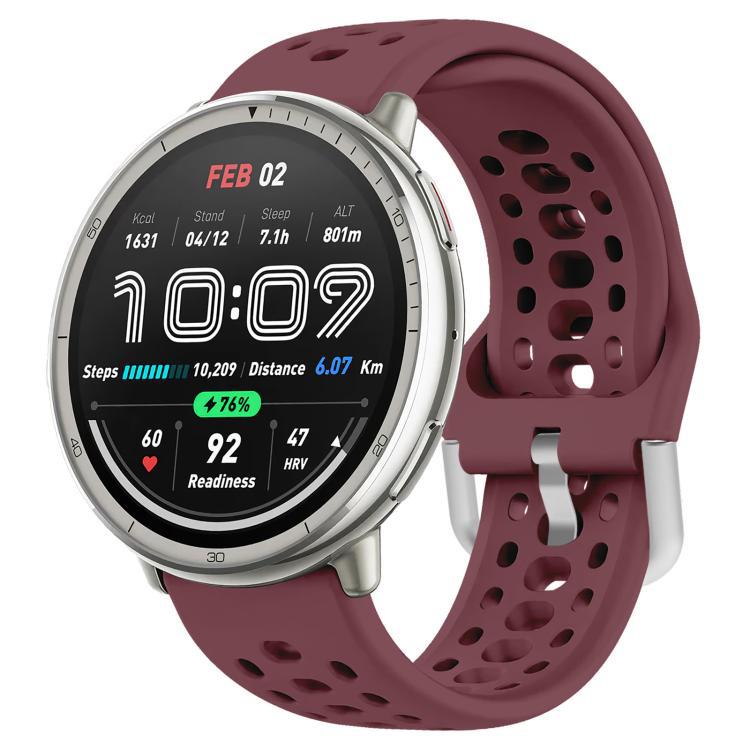 xDfind universal plata hebilla de silicona pulsera deportiva 20mm para una variedad de reloj inteligente de marca